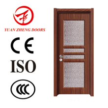 China Tür Hersteller Badezimmer Tür Design Holz PVC Tür
